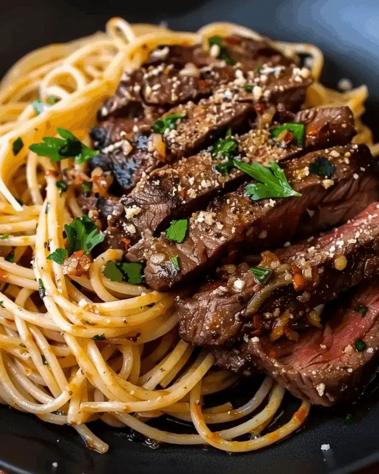 Flank Steak Stir-Fry Pasta