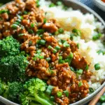 Sweet and Spicy Ground Turkey & Broccoli Bowls