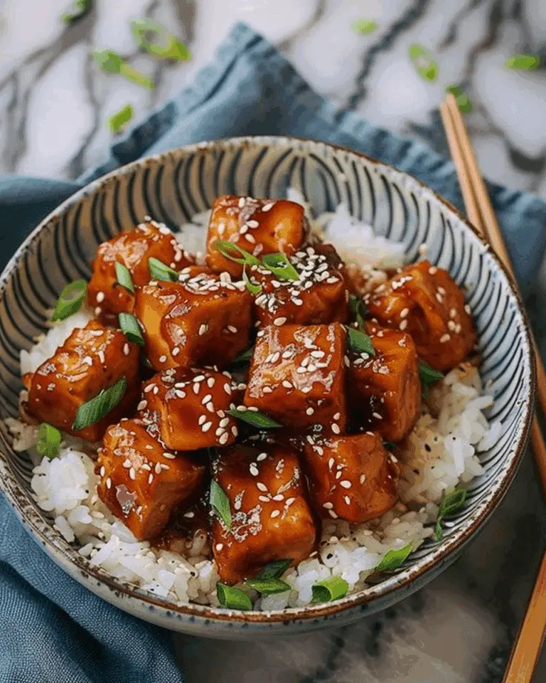 Teriyaki Tofu Rice Bowl