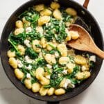 Spinach-Artichoke Gnocchi Skillet with Feta Recipe