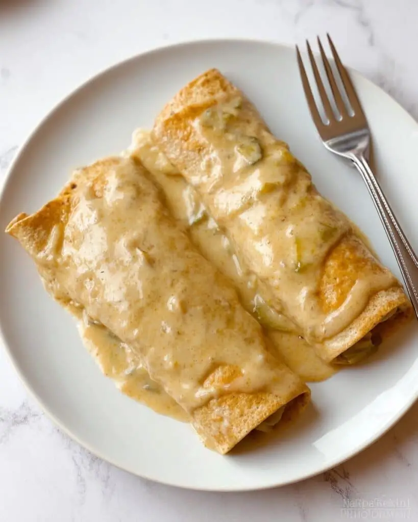 White Chicken Enchiladas Recipe