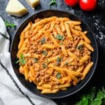 High Protein Creamy Beef Pasta Recipe