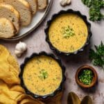 Hearty Cheddar Garlic Herb Potato Soup Recipe