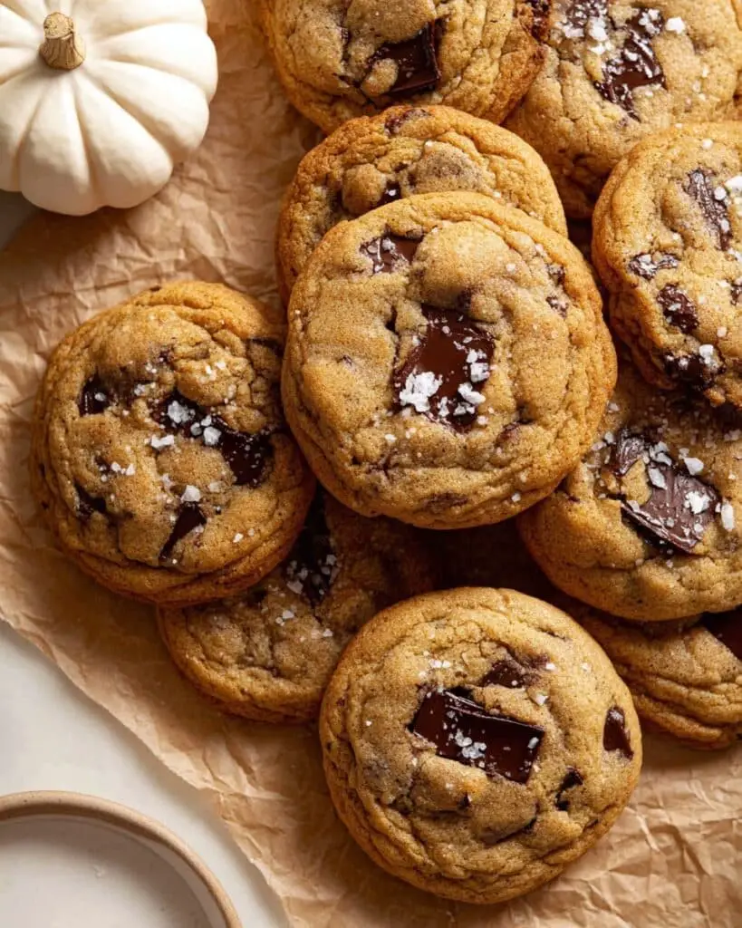 Chewy Pumpkin Chocolate Chip Cookies Recipe
