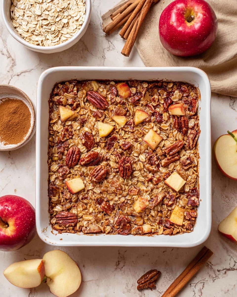 Apple Pie Baked Oatmeal Recipe